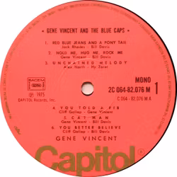 Gene Vincent & his blue caps - Gene Vincent & his blue caps Lp