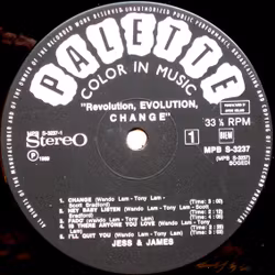 Jess & James – Revolution, Evolution, Change! LP
