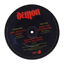 Demon – One Helluva Night / Into The Nightmare. 7''