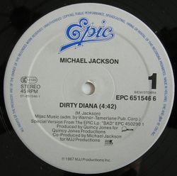 Michael Jackson – Dirty Diana. 12''