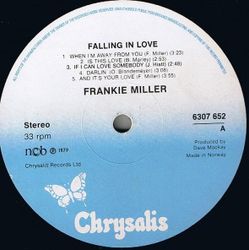 Frankie Miller – Falling In Love. LP