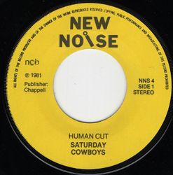 Saturday Cowboys – Human Cut-Out. 7''