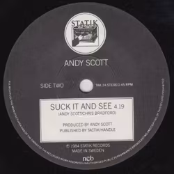 Andy Scott  – Let Her Dance. 7''