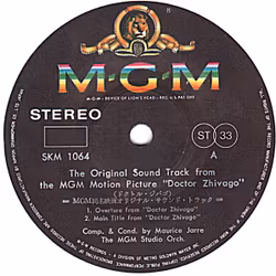Maurice Jarre – Doctor Zhivago - Original Soundtrack. 7''
