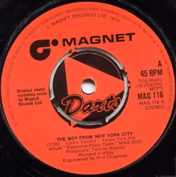 Darts – The Boy From New York City. 7''