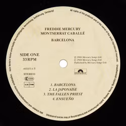 Freddie Mercury & Montserrat Caballé – Barcelona. Lp