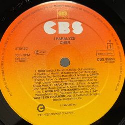 Cher – I Paralyze. Lp