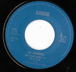 Kai Johansen – Den Store Dagen. 7''