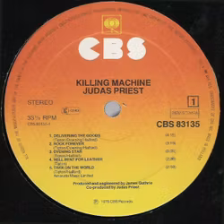 Judas Priest – Killing Machine. Lp