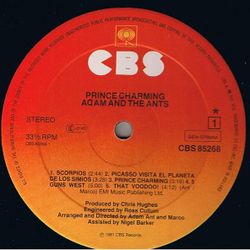 Adam And The Ants – Prince Charming. Lp