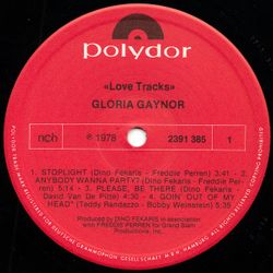 Gloria Gaynor – Love Tracks. Lp
