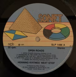 Henning Kvitnes' Next Step – Open Roads. Lp