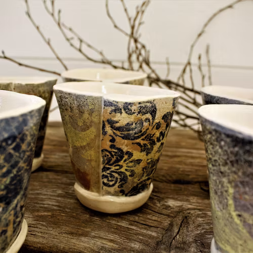 Handgjord keramik - Kopp Fri form