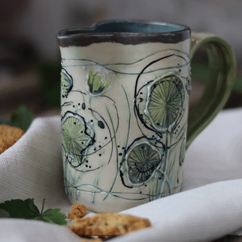 Fantasia - kanna med maskrosbollar