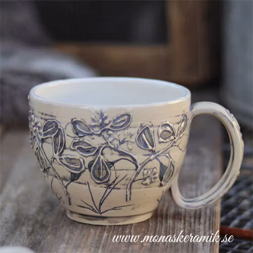 Fantasia - Temugg Eucalyptus - handgjord keramik i stengods