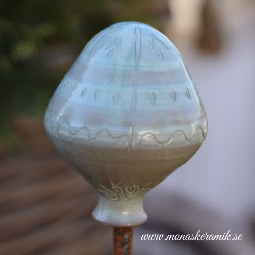 Trädgårds ornament 2 "Älvdansgrön"