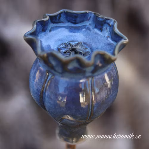 Trädgårds ornament 3 "Jeansblå"