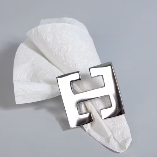 Servettring i silver