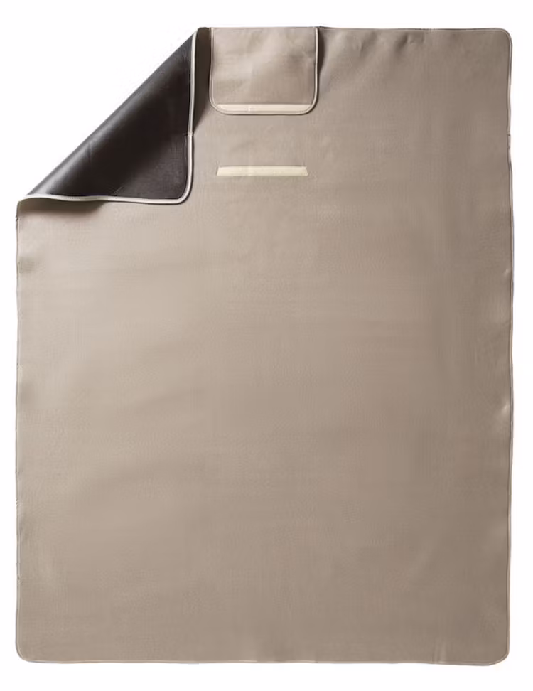 Picknickpläd i beige