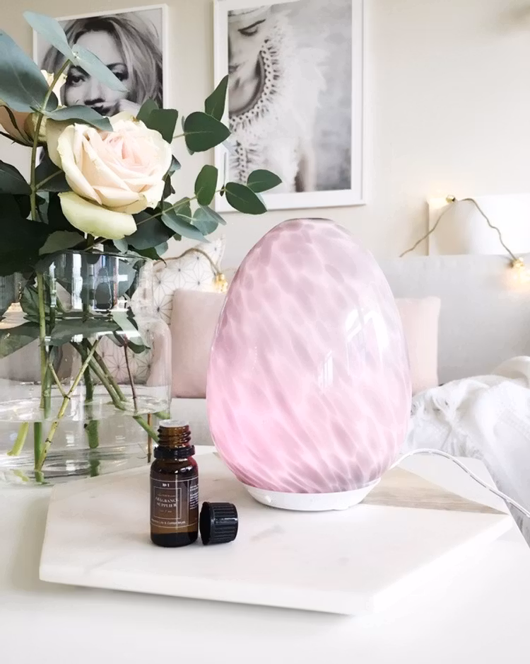 Luftfuktare/Aroma Diffuser marble edition