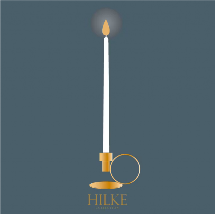 Ljus Herrgårdsljus Gammelrosa