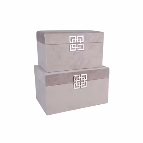 Skrin - Rosa, silverspänne - 2-pack