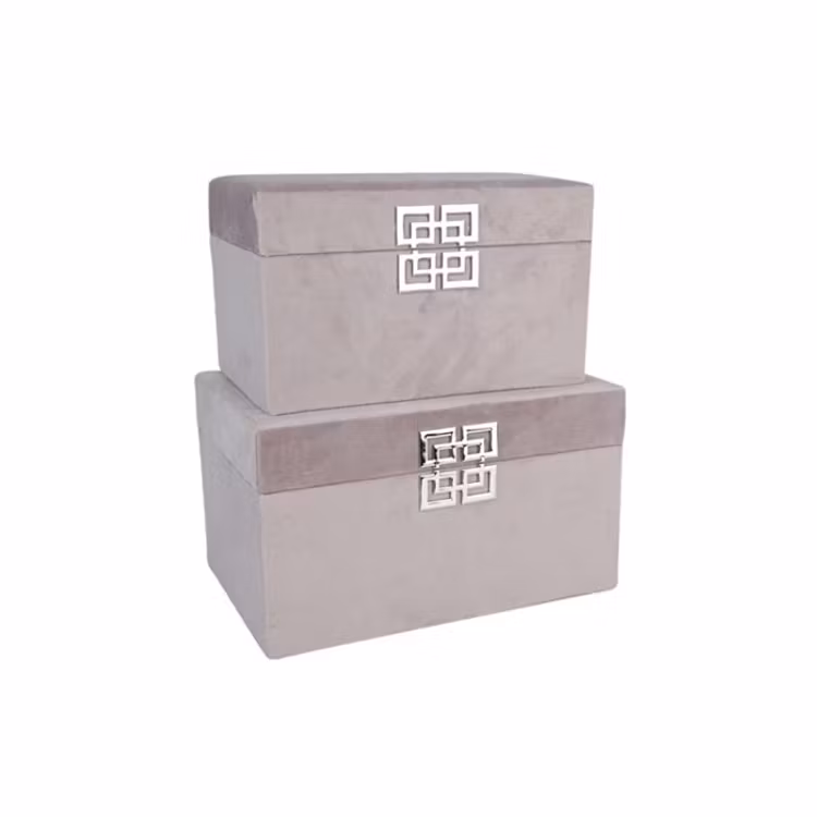 Skrin - Rosa, silverspänne - 2-pack