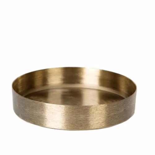 Ljusfat i borstad mässing