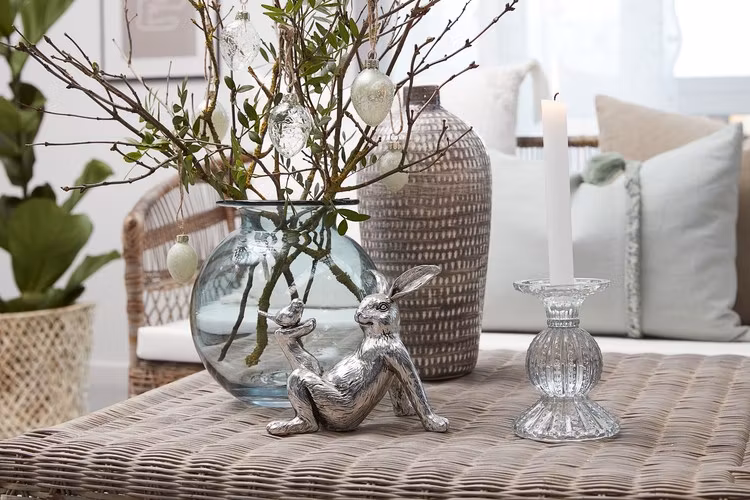 Glasägg Estinia frostig grön