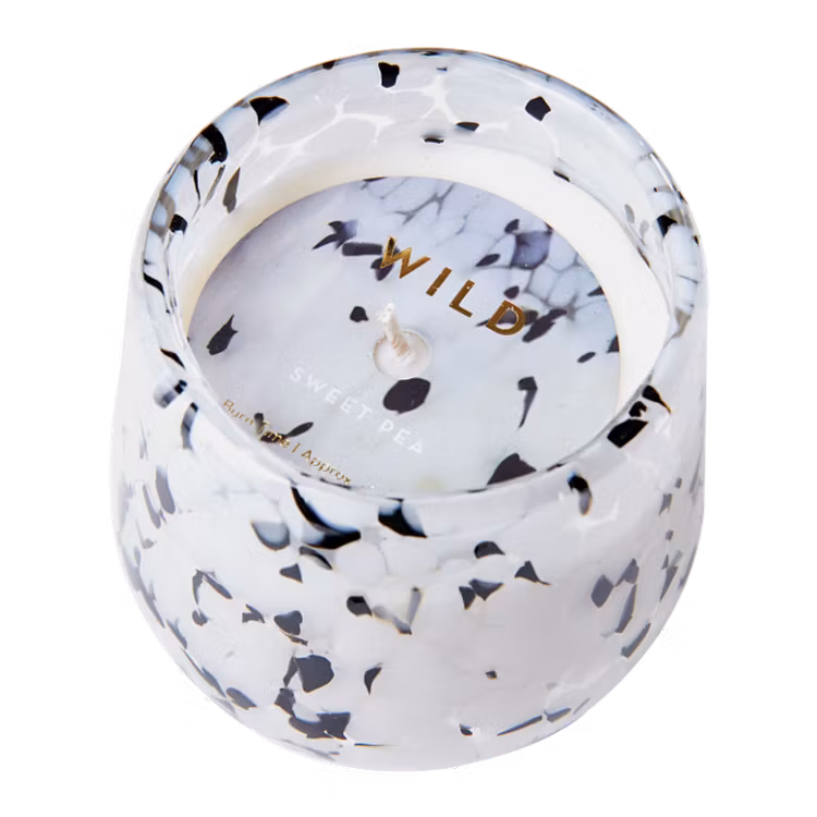 Doftljus WILD Sweet pear, Vit/svart