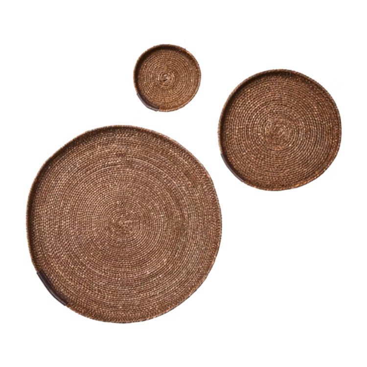 Fat MADIBA, set om 3, Brun