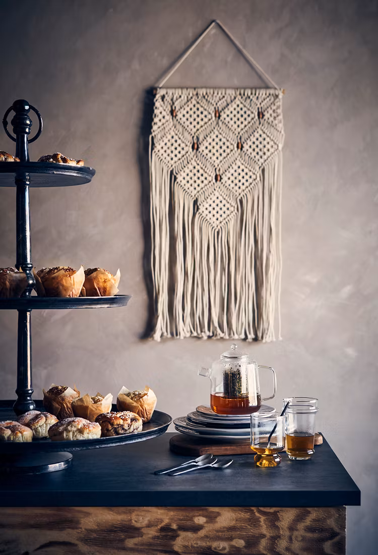 Tallrik AMELIA, Marmorerad 27 cm - 4 pack