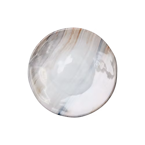 Tallrik AMELIA, Marmorerad 21 cm - 6 pack