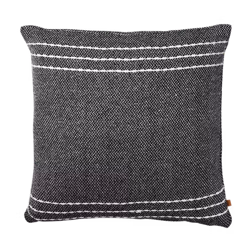 Kuddfodral ANNA, Svart/natur