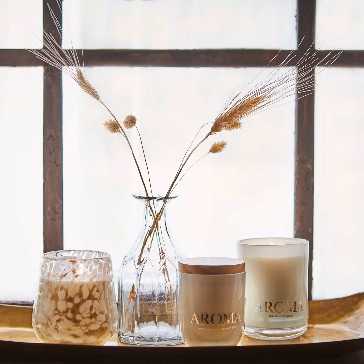 Doftljus AROMA M Vanilla creme, H11cm