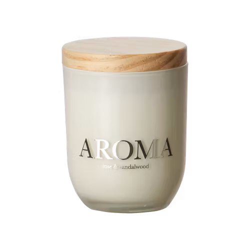 Doftljus AROMA Rose & sandalwood H11cm