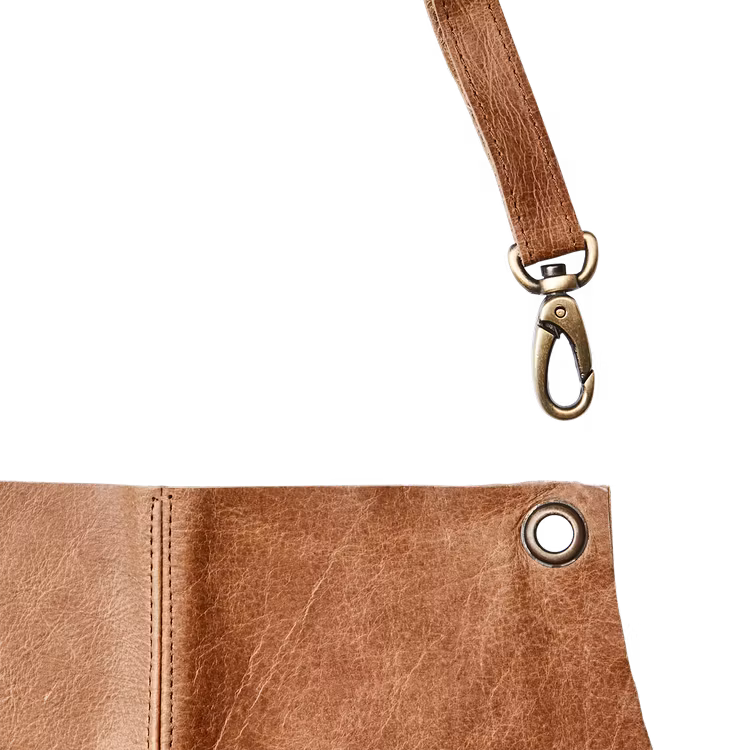 Förkläde, OXFORD, Brun