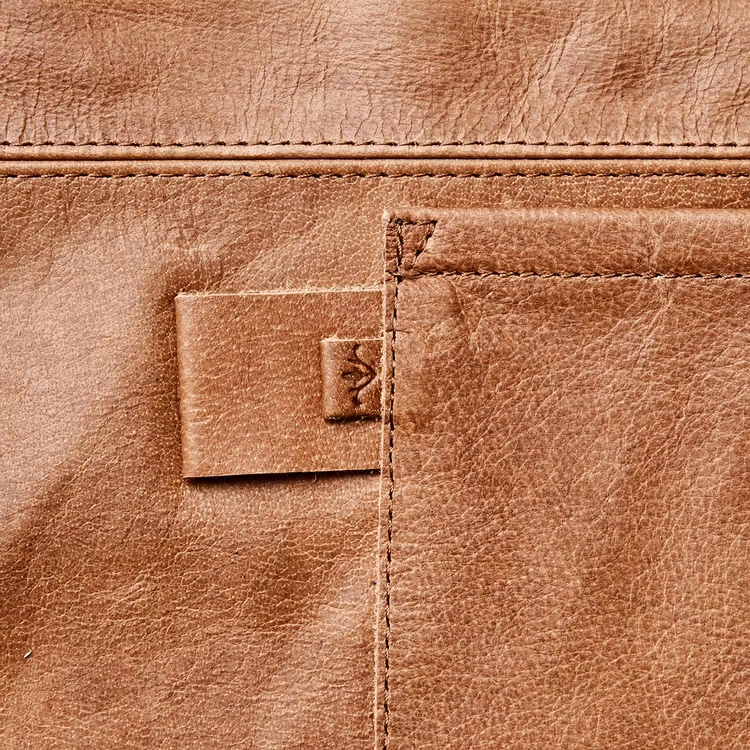 Förkläde, OXFORD, Brun