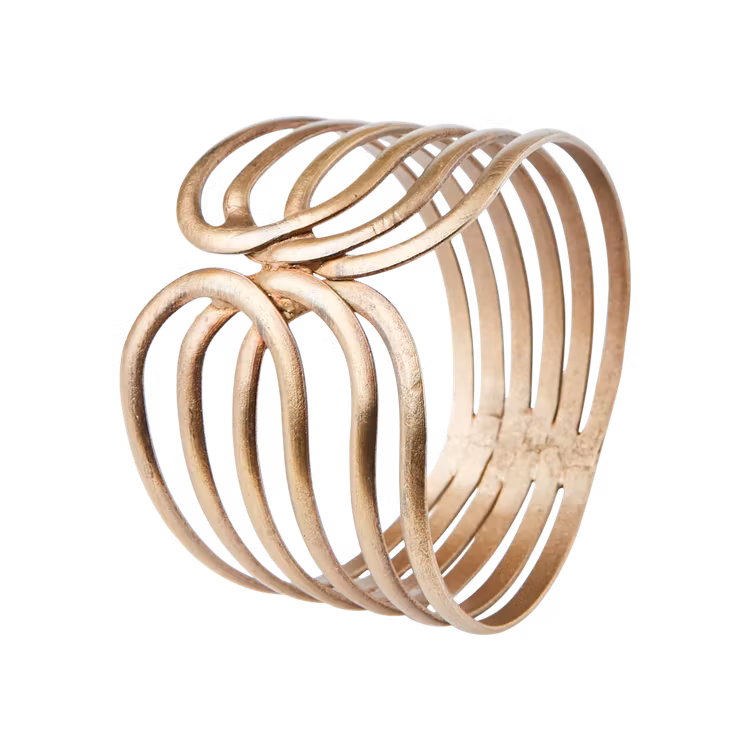 Servettring ODIN, set om 4, Mässingsfärgad