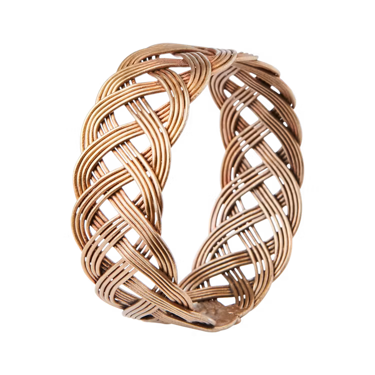 Servettring ODIN, set om 4, Mässingsfärgad