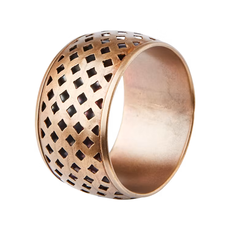 Servettring ODIN, set om 4, Mässingsfärgad