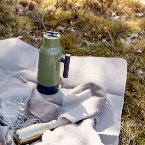 Picknickpläd i beige