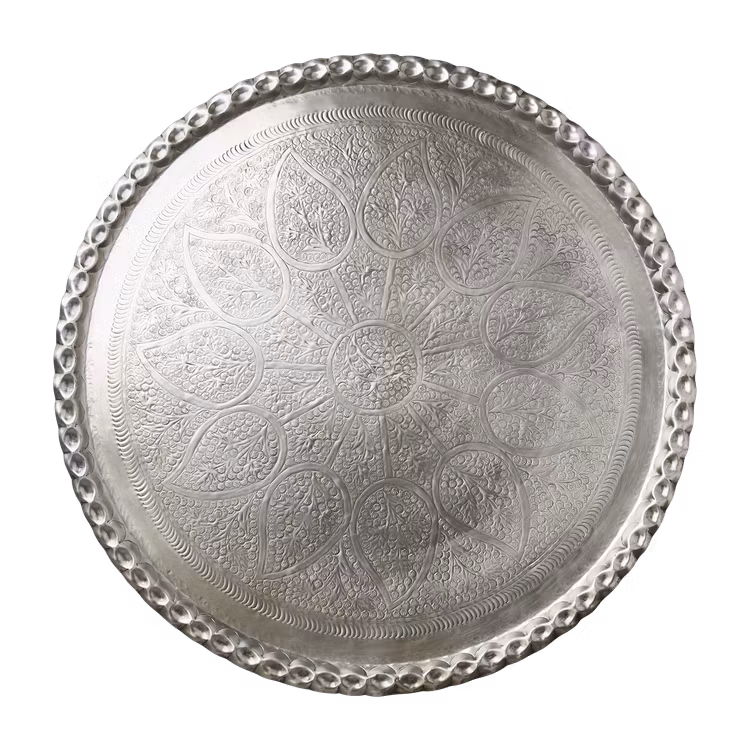 Fat L, ELDORADO, Silverfärgad Ø90 cm