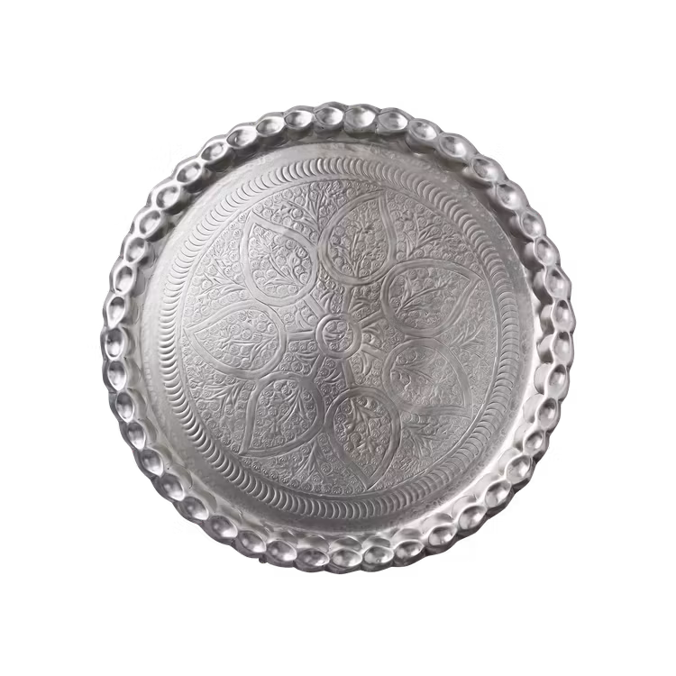 Fat S, ELDORADO, Silverfärgad Ø50cm