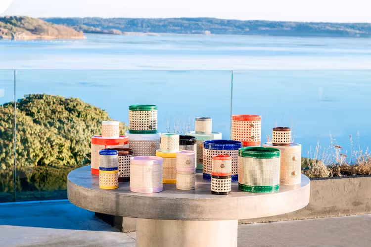 Keramikkruka Milano Elegance, Hexagon Rattan (Medium)