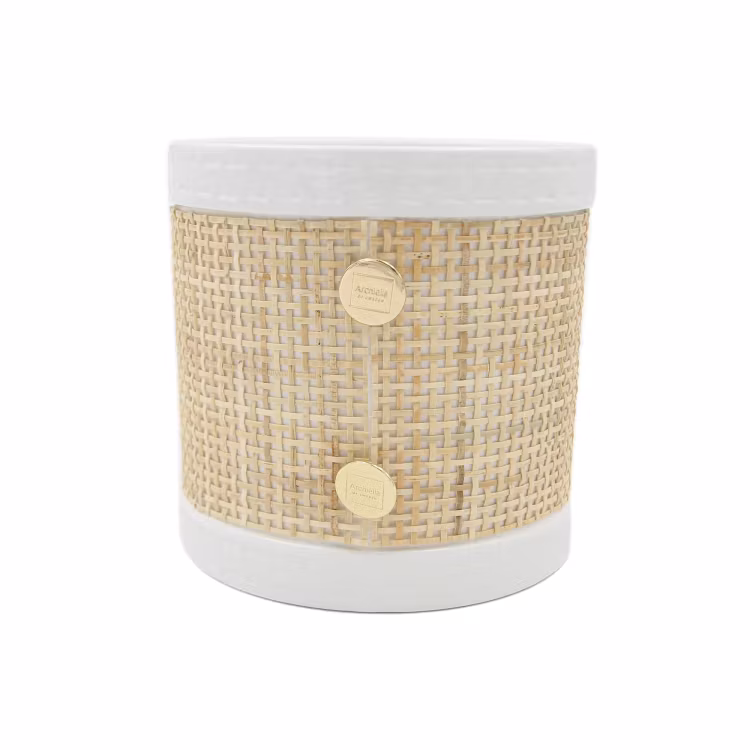 Keramikkruka Milano Elegance, Square Rattan (Medium)