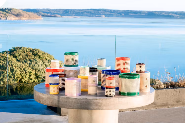 Keramikkruka Milano Elegance, Square Rattan (Medium)