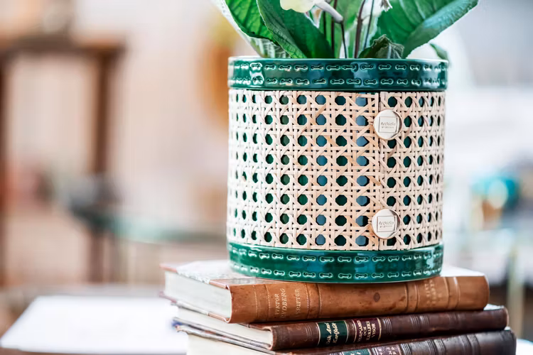 Keramikkruka Wimbledon Green, Hexagon Rattan (Medium)