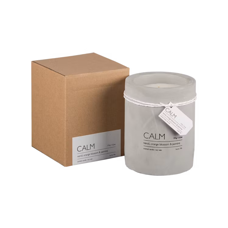 Doftljus CALM Neroli, orange blossom & jasmine H12cm