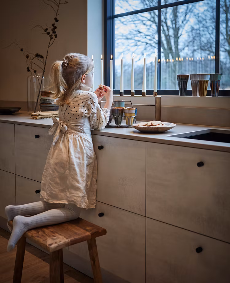 Ljusstake THOMAS, Mässingsfärgad